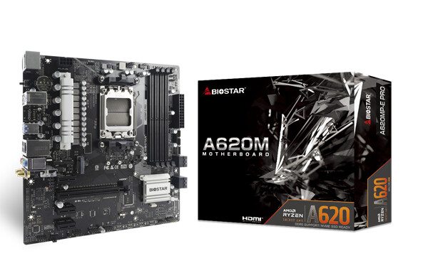 BIOSTAR Luncurkan Motherboard A620MP-E PRO & Radeon RX7600 Ultimate